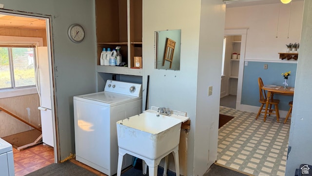 60 W 100th St N, Fillmore, UT 84631 - laundry room featuring washer / clothes dryer and tile patterned floors