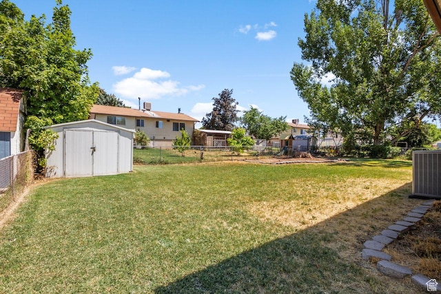5062 S 2875 W, Roy, UT 84067 - fenced backyard with a storage unit