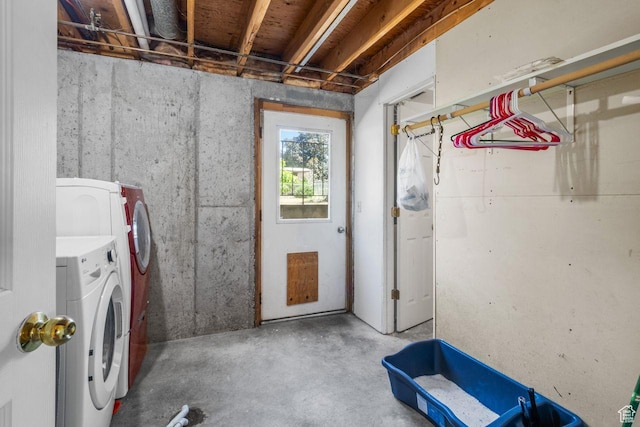 5062 S 2875 W, Roy, UT 84067 - below grade area with washing machine and clothes dryer
