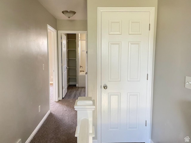2126 W Fernside St, West Haven, UT 84401 - hallway with carpet and baseboards