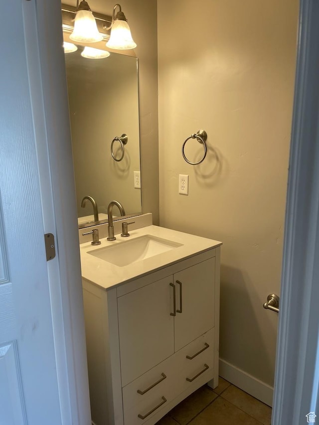 2126 W Fernside St, West Haven, UT 84401 - bathroom with vanity and tile patterned floors