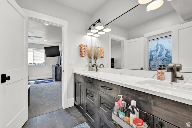 2673 S 4950 W, Taylor, UT 84401 - full bath with double vanity and tile patterned flooring
