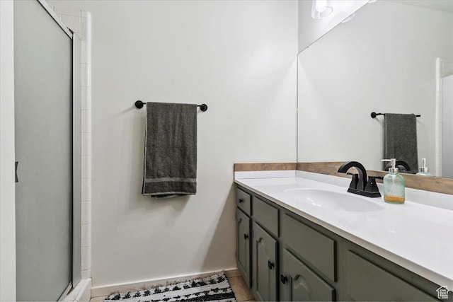 5659 Woodshire Ct, South Ogden, UT 84403 - bathroom featuring vanity and a shower stall