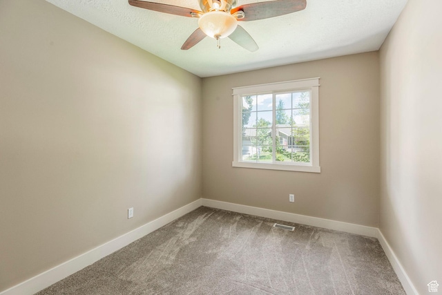 1104 E 220 N, Heber City, UT 84032 - carpeted empty room featuring a ceiling fan and a textured ceiling
