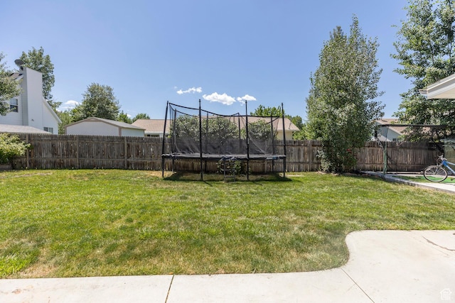 1104 E 220 N, Heber City, UT 84032 - fenced backyard with a trampoline