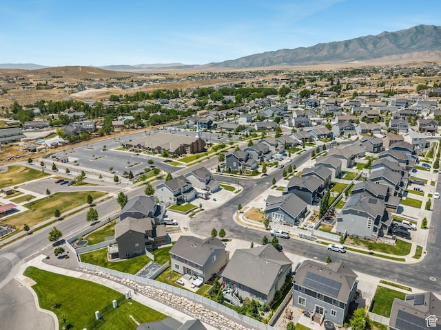 9634 N Red Bridge Rd, Eagle Mountain, UT 84005 - aerial view of property's location featuring a mountainous background and nearby suburban area