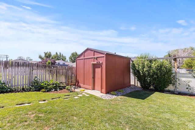 2256 W 1680 N, Clinton, UT 84015 - fenced backyard featuring a storage shed