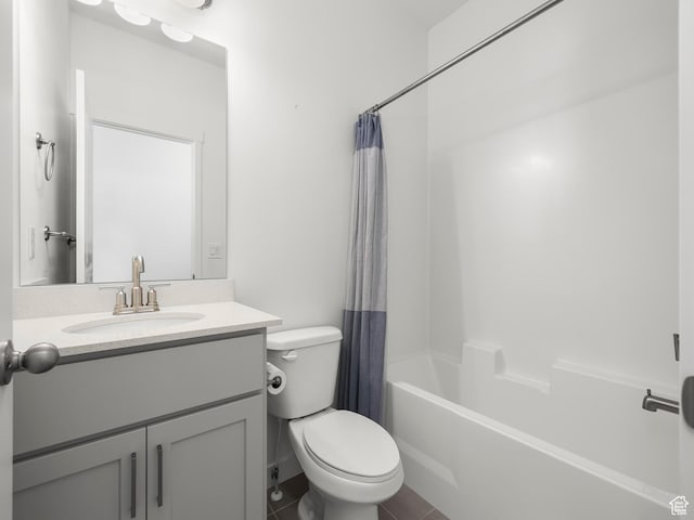 475 S 900 W, American Fork, UT 84003 - full bathroom featuring vanity, shower / tub combo, and tile patterned flooring