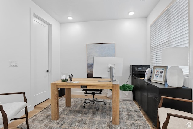 3353 W Bonita Unit 23, Hurricane, UT 84737 - office with wood finished floors and recessed lighting