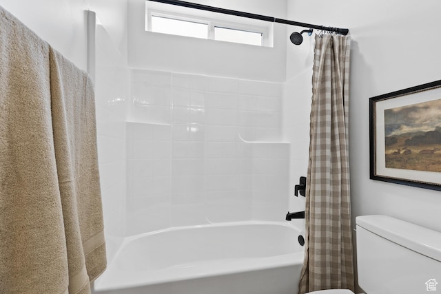 3353 W Bonita Unit 23, Hurricane, UT 84737 - bathroom featuring shower / tub combo and toilet