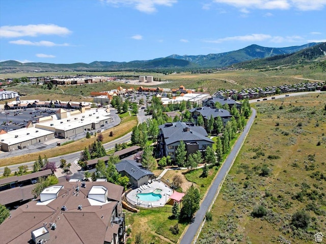 6641 N 2200 W Unit A107, Park City, UT 84098 - aerial view of mountains and a pool