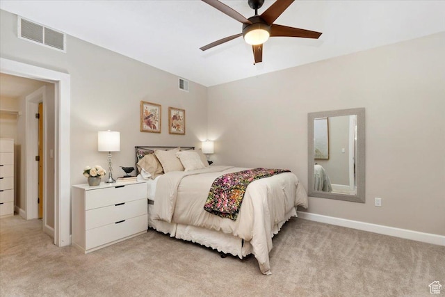 6641 N 2200 W Unit A107, Park City, UT 84098 - bedroom featuring light colored carpet and a ceiling fan