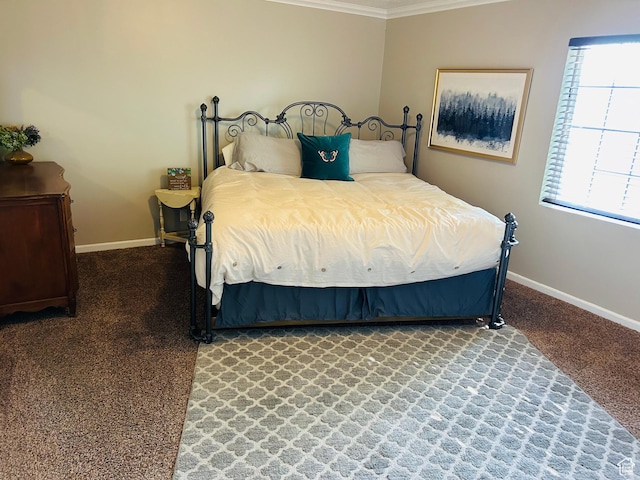 2537 S Taylor Ave E, Ogden, UT 84401 - carpeted bedroom featuring crown molding and baseboards