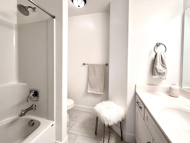 214 W Whitewater Dr, Vineyard, UT 84059 - bathroom featuring vanity, bathtub / shower combination, and tile patterned floors