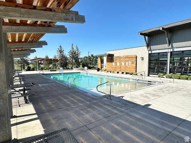 214 W Whitewater Dr, Vineyard, UT 84059 - community pool featuring a patio