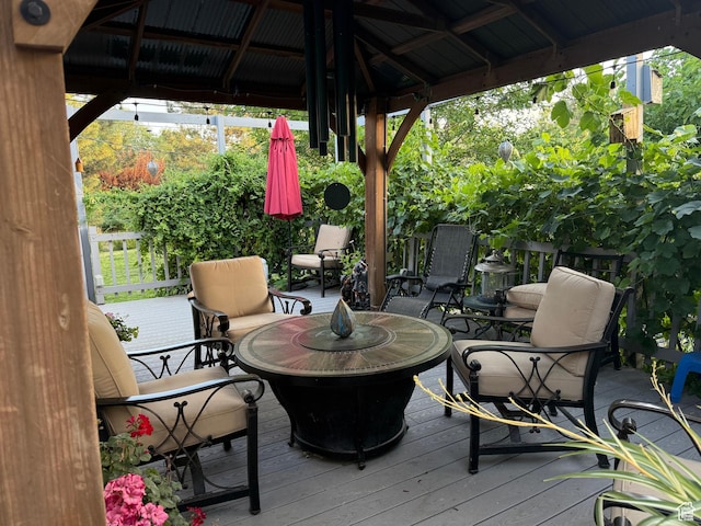90 W Cherry St W, Grantsville, UT 84029 - wooden deck featuring a gazebo