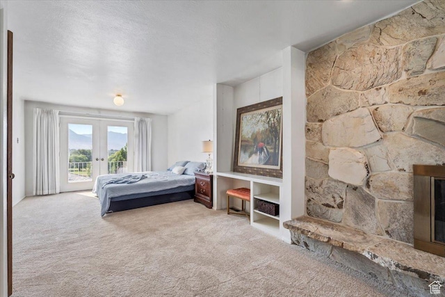 1252 N 100 E, American Fork, UT 84003 - carpeted bedroom featuring access to exterior and french doors