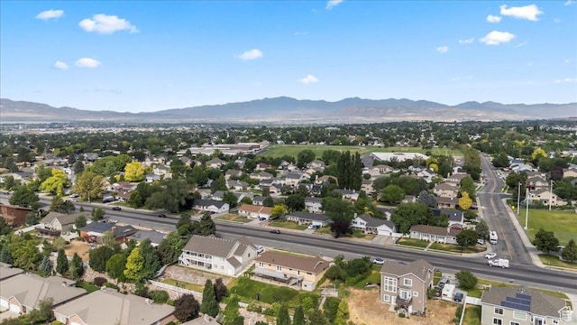 1252 N 100 E, American Fork, UT 84003 - aerial view of residential area with mountains