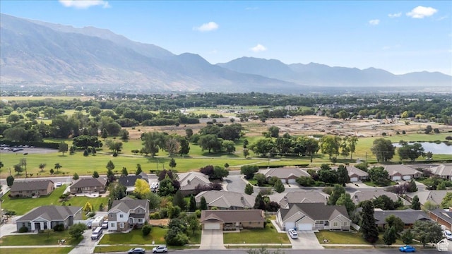 1252 N 100 E, American Fork, UT 84003 - aerial view of residential area with mountains