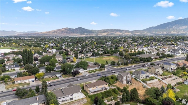 1252 N 100 E, American Fork, UT 84003 - aerial view of residential area featuring mountains