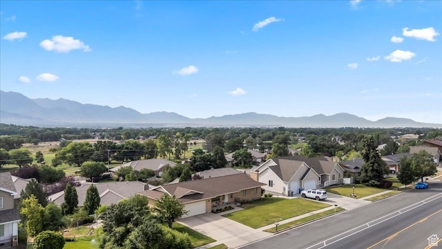 1252 N 100 E, American Fork, UT 84003 - aerial view of residential area featuring a mountain backdrop
