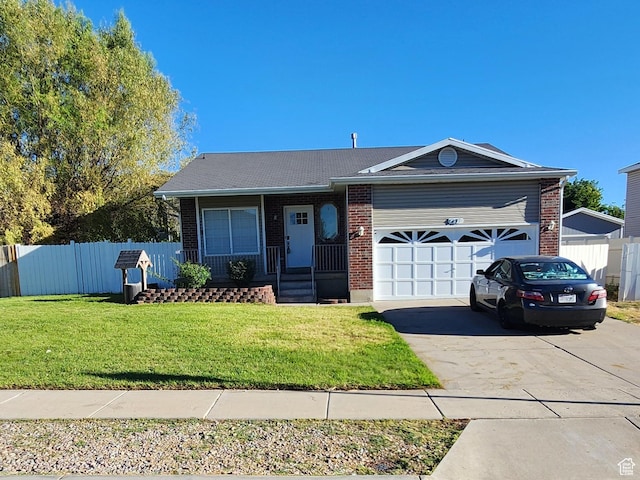 747 W 1580 N, Clinton, UT 84015 - ranch-style home with brick siding, a garage, and driveway