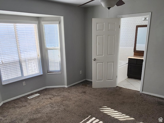 747 W 1580 N, Clinton, UT 84015 - unfurnished bedroom with light colored carpet and ensuite bath