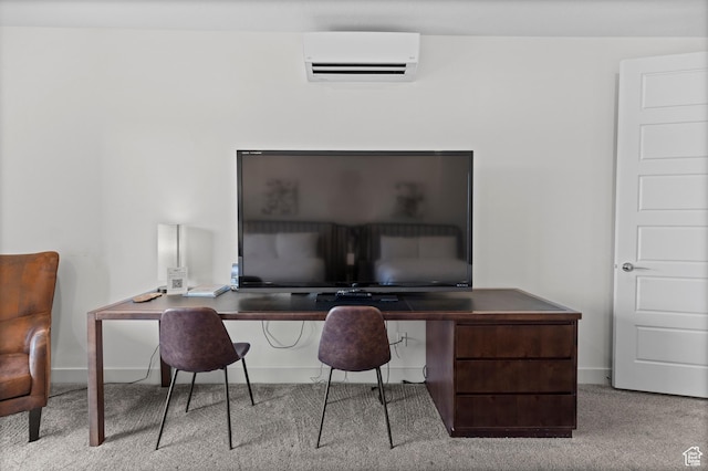 5160 W Villas N Dr N Unit 6-102, Hurricane, UT 84737 - carpeted office with a wall mounted air conditioner and baseboards