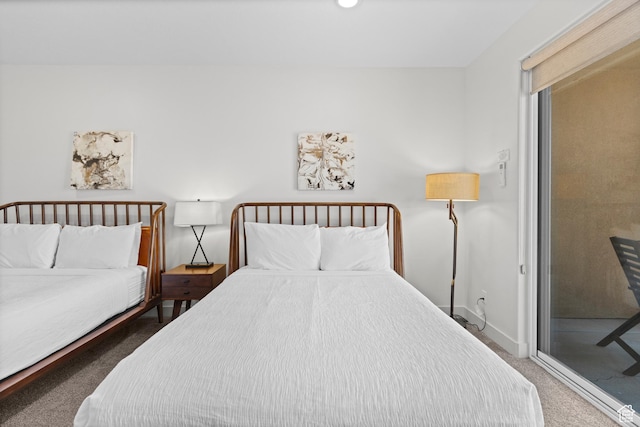 5160 W Villas N Dr N Unit 6-102, Hurricane, UT 84737 - bedroom featuring carpet floors and access to outside