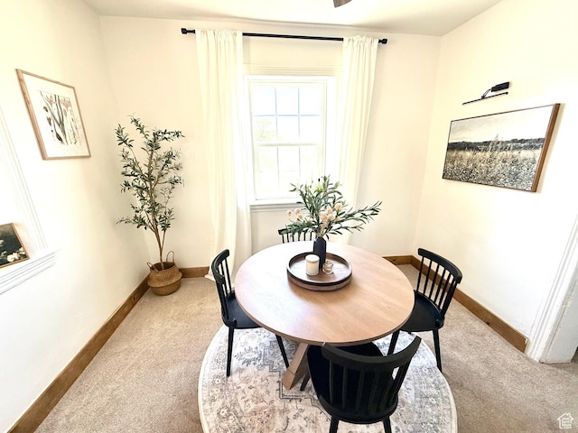 302 W 80 N, Moroni, UT 84646 - dining area with carpet and baseboards