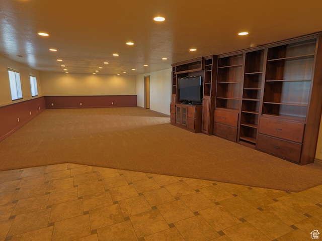 5160 W 5725 S, Hooper, UT 84315 - unfurnished living room featuring recessed lighting and light carpet