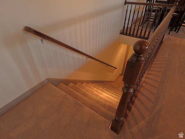 5160 W 5725 S, Hooper, UT 84315 - staircase with carpet flooring and baseboards
