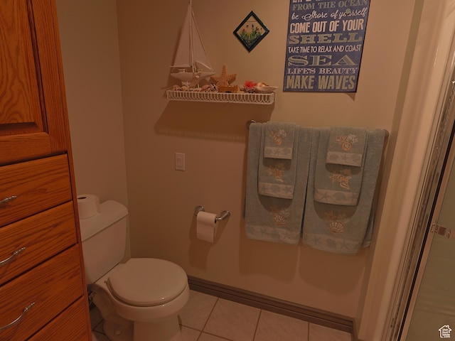 5160 W 5725 S, Hooper, UT 84315 - bathroom with tile patterned floors and toilet