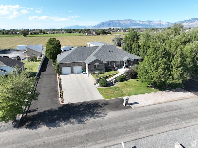 5160 W 5725 S, Hooper, UT 84315 - view from above of property with a mountainous background
