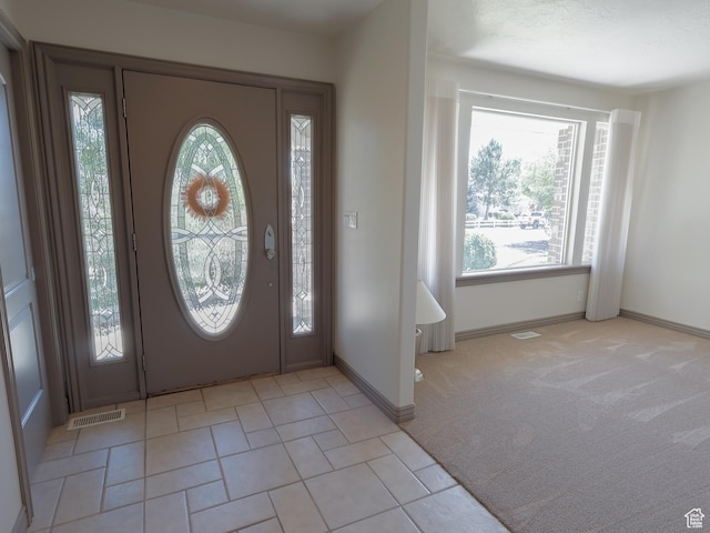 5160 W 5725 S, Hooper, UT 84315 - foyer with healthy amount of natural light and light carpet
