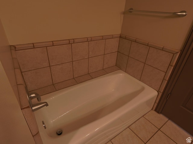 5160 W 5725 S, Hooper, UT 84315 - bathroom with a tub and tile patterned floors
