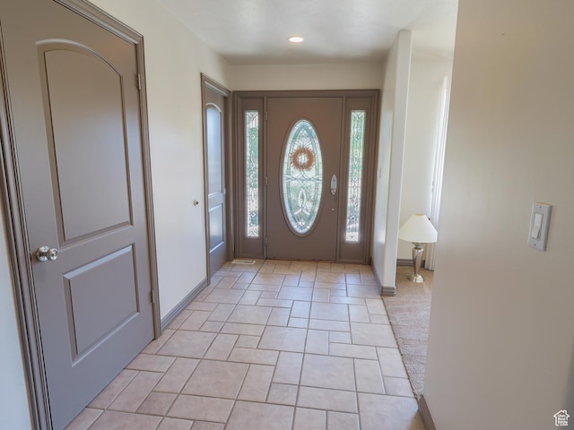 5160 W 5725 S, Hooper, UT 84315 - entrance foyer with baseboards and recessed lighting