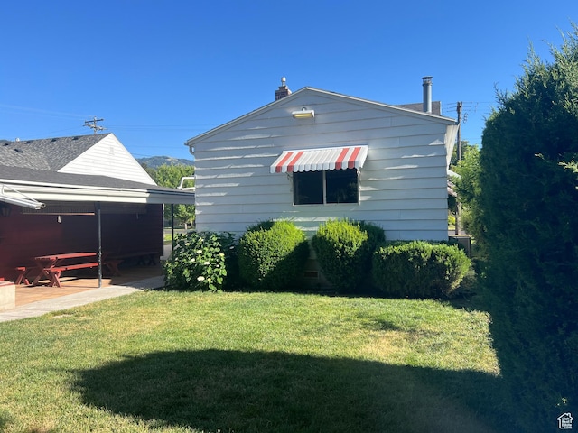 531 E 100 S, Logan, UT 84321 - back of property with a lawn