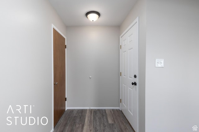 4746 S 250 W, Washington Terrace, UT 84405 - hall with wood finished floors and baseboards