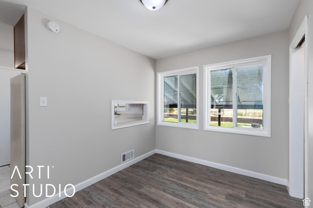 4746 S 250 W, Washington Terrace, UT 84405 - spare room featuring dark wood-style flooring and baseboards