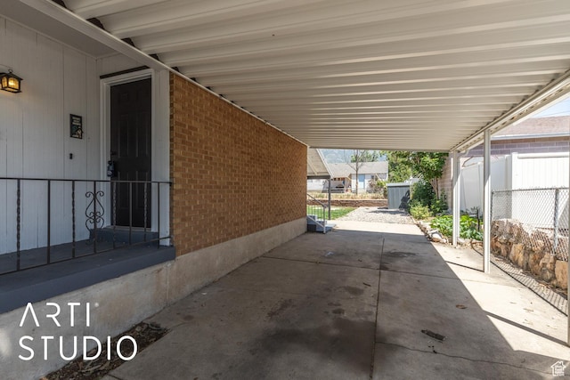 4746 S 250 W, Washington Terrace, UT 84405 - view of patio with an attached carport
