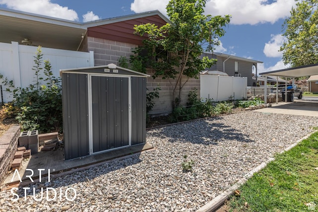 4746 S 250 W, Washington Terrace, UT 84405 - view of yard featuring a shed and gravel driveway