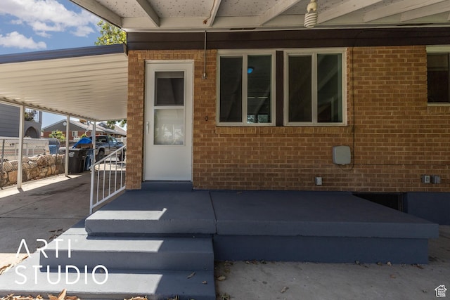 4746 S 250 W, Washington Terrace, UT 84405 - property entrance with brick siding