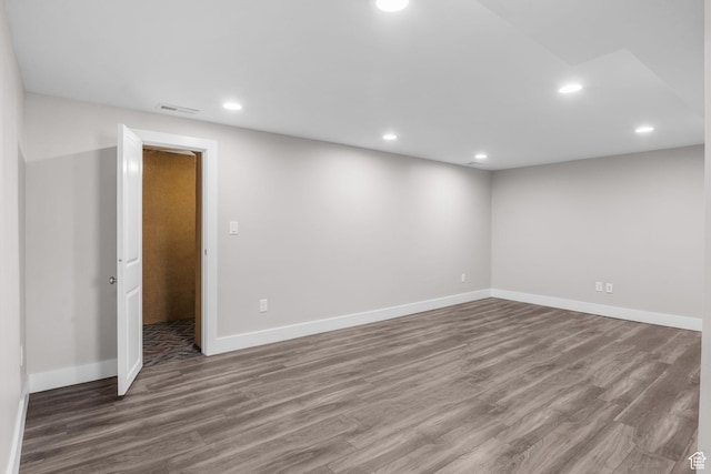 1500 N 350 W, Bountiful, UT 84010 - empty room with wood finished floors and recessed lighting