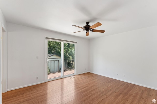 784 E 2150 S, Bountiful, UT 84010 - unfurnished room with light wood-type flooring and ceiling fan