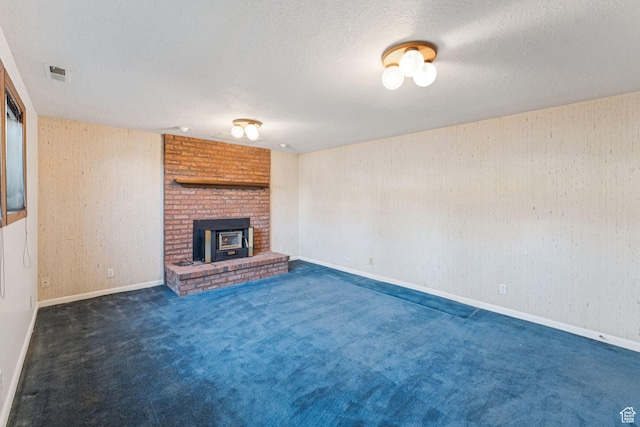 784 E 2150 S, Bountiful, UT 84010 - unfurnished living room with carpet floors and a textured ceiling