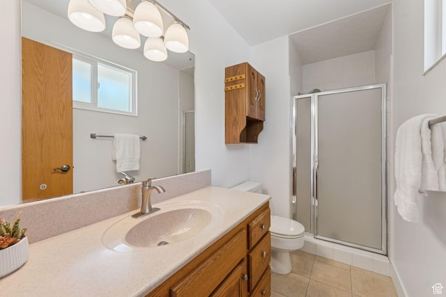 784 E 2150 S, Bountiful, UT 84010 - full bathroom with vanity, a stall shower, and tile patterned floors