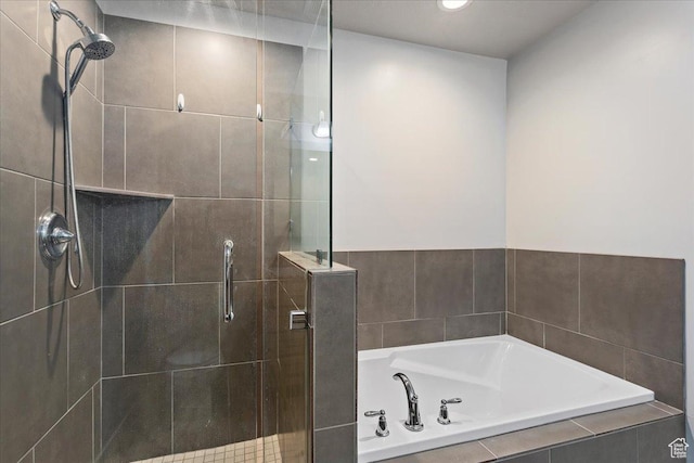 4448 W 5325 S, Hooper, UT 84315 - full bathroom featuring a shower stall and a bath