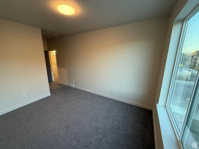 652 E 12225 S Unit 38, Draper, UT 84020 - empty room with dark colored carpet and a textured ceiling