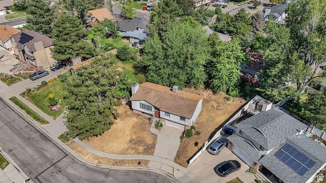 1469 E Winterwood Cir, Sandy, UT 84092 - aerial view of property and surrounding area with nearby suburban area